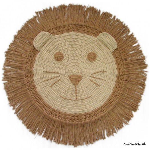 Crochet Lion Mat