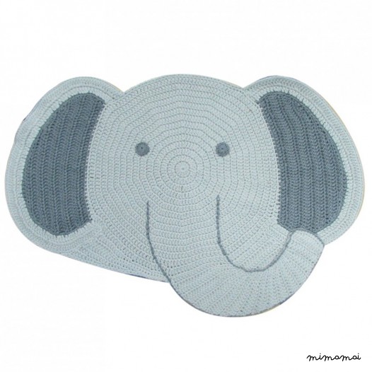 Crochet Elephant Mat