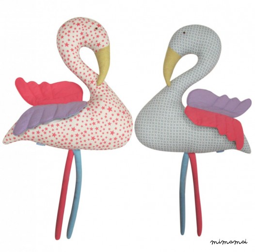 Flamingo cushion