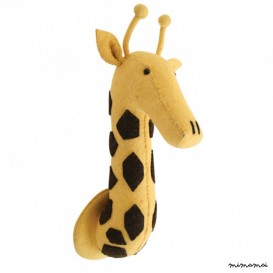 Felt giraffe head