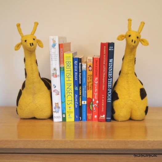 Felt giraffe booked