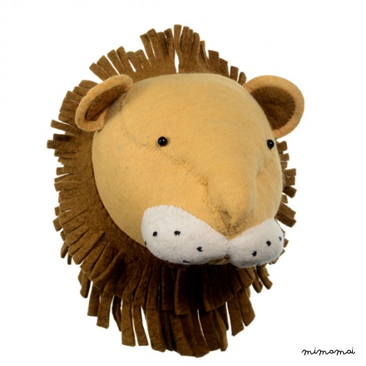 Felt Lion head