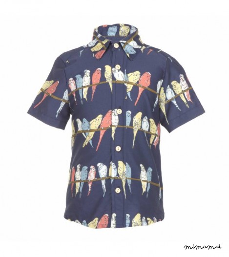 Arthur Shirt, Budgie, Navy
