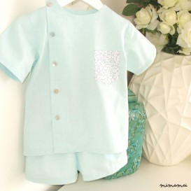 PIJAMA CHIC TURQUOISE