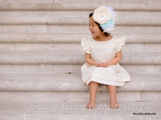 Swarovski Cream Dress for baby girls