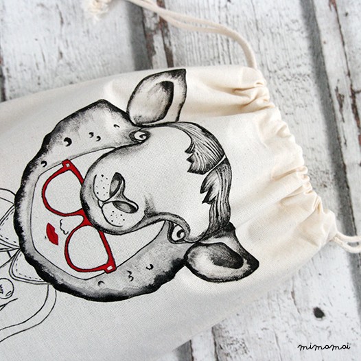 Pouch - Child Snack Bag - Sheep