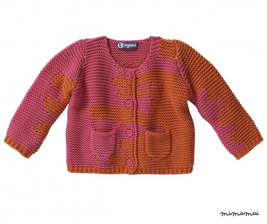 Jacket I AM A PAINTER pinkorange