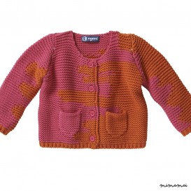 Jacket I AM A PAINTER pinkorange