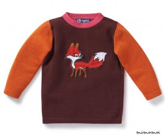 Pullover ANIMAL FARM plum