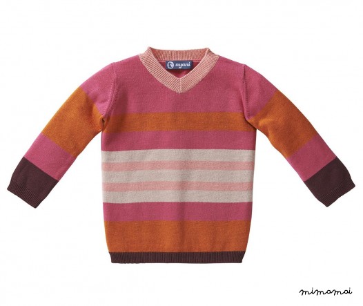 Pullover STRIPES pink