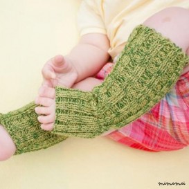 baby yoga socks - Green