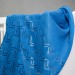 Organic Cotton Baby Blanket / Blue