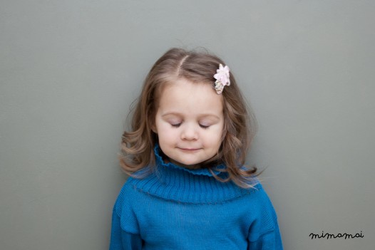 Organic Cotton Blue Baby Children Sweater