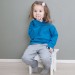Organic Cotton Blue Baby Children Sweater