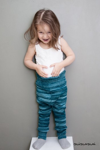 Baby Children Pants Trousers ocean blue