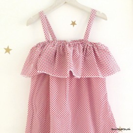 Abito Estivo Rosa Pois