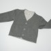 Cardigan Felpa per bimbo - Grigio
