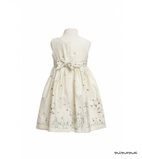 Martha Dress Aunt Eva, Cream