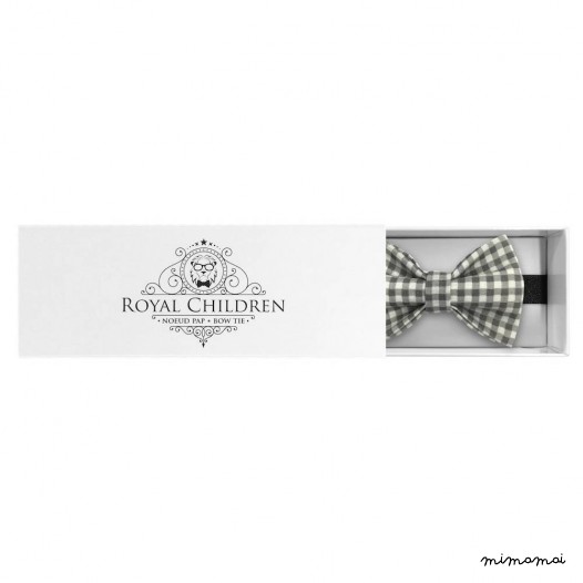 Child gingham bow tie