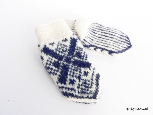 Wool baby boy socks - newborn gift, baby shower - navy blue and white
