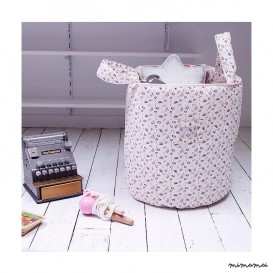 PANIER &Agrave; JOUETS TEA ROSE POUDRE
