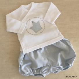 Conjunto cruzado con short Principitos