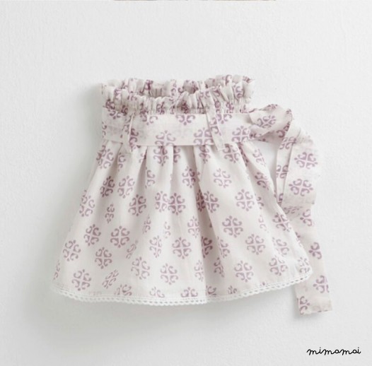 Skirt printed in Lilac