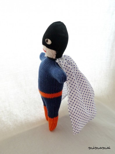 Superhero doll - Blue
