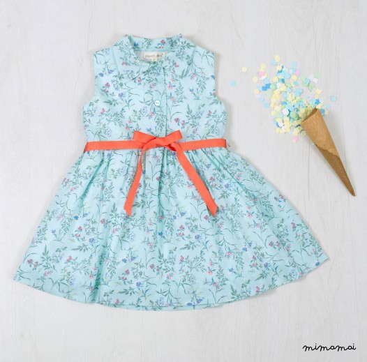 Baby toddler dress, Dress in floral print, Young dress, Print floral dress