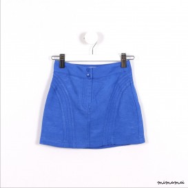 Panelled Skirt blue