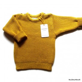 Babies/Children's merino wool sweater with oak buttons/jumper/cardigan/toddlers/pullover/crew neck
