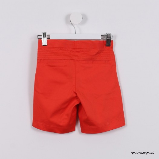 Panelled Shorts orange