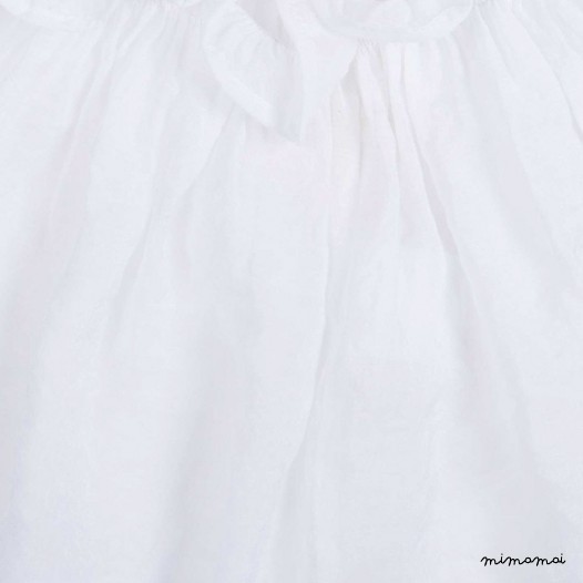 Baby viscose shirt, Baby summer top, Baby set, Baby girl top, Baby girl white shirt