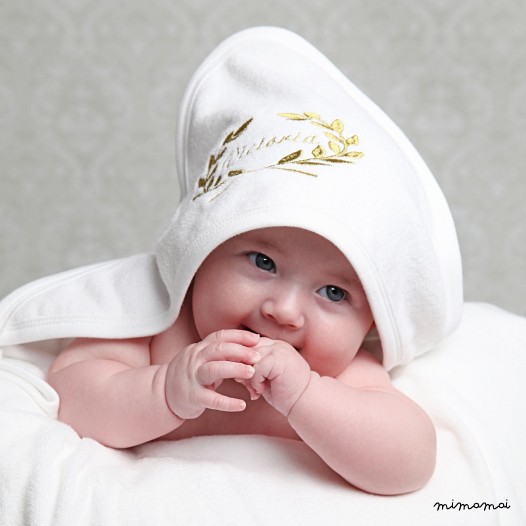 White Royal Baby Towel