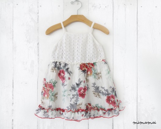 Vintage Style Sleeveless dress, Floral