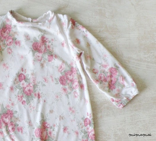Little girl floral outfit