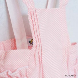 Rompers baby girls ,Polka dots pink rompers, Pink and white rompers