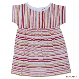 Barbara Dress Red Stripe