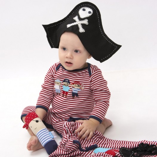 Pirate baby rattle