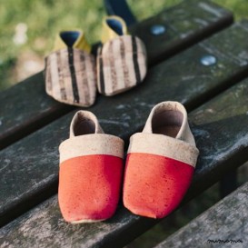 Baby moccasins cork