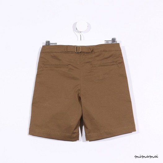 Round Pocket Shorts khaki