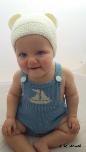 Bear hat, Baby bear hat, polar bear hat, hat with ears