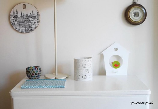 Percha Casita P&aacute;jaro