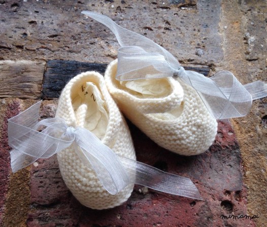 Newborn baby boy booties