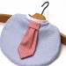 Bavoir Chic Cravate Taille naissance Rouge & Bleu