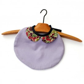 Bavoir-chic-col-Claudine-Liberty-Poppy-parme-1