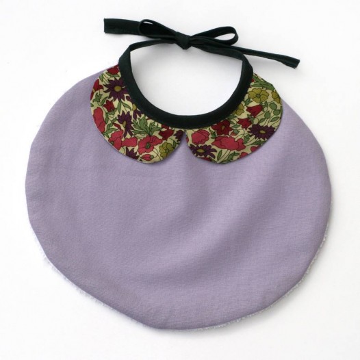 Bavoir-chic-col-Claudine-Liberty-Poppy-parme-3