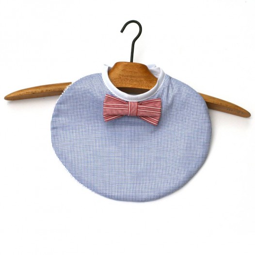 Bavoir-chic-noued-papillon-bebe-rouge-bleu-bapteme-1