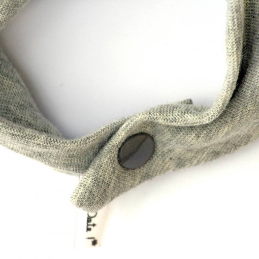 Bavoir-bandanas-gris-chine-pression-3