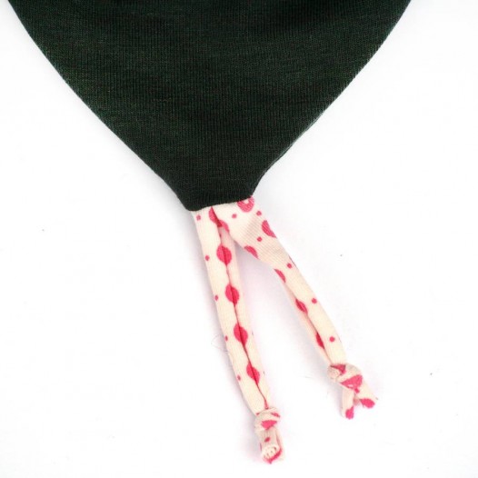 Bavoir-bandanas-jersey-coton-gris-anthracite-pompon-rose-4